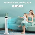 Eleganter Standventilator ohne Blades mit Fernbedienung und 3 Geschwindigkeitsmodi