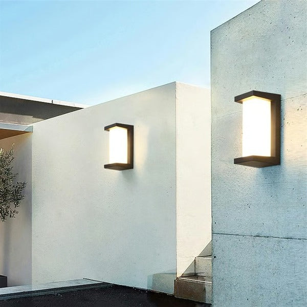 Elegante LED Außenleuchte für Wandmontage