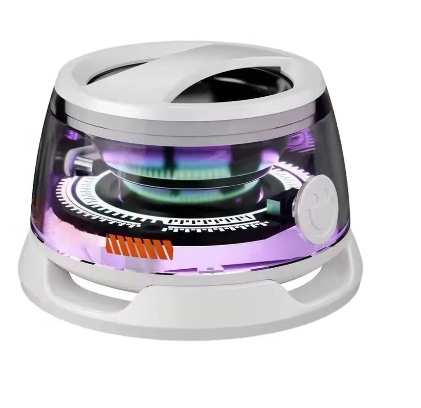Kompakter Bluetooth-Lautsprecher mit Magnetfuß und RGB-Beleuchtung