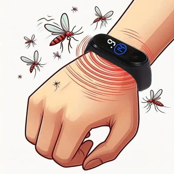 Ultraschall-Mückenabwehrarmband mit Clip-On Funktion