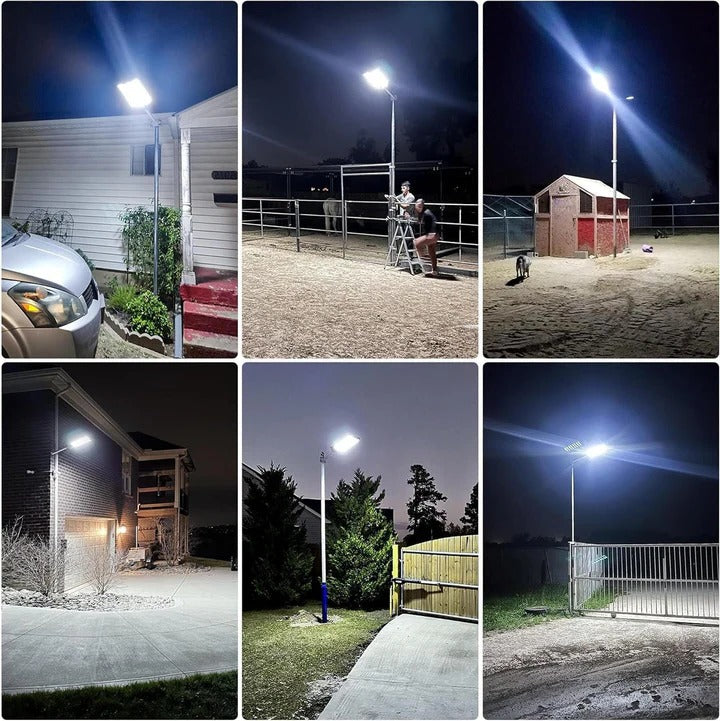 Solarbetriebene Straßenlampe für den Außenbereich
