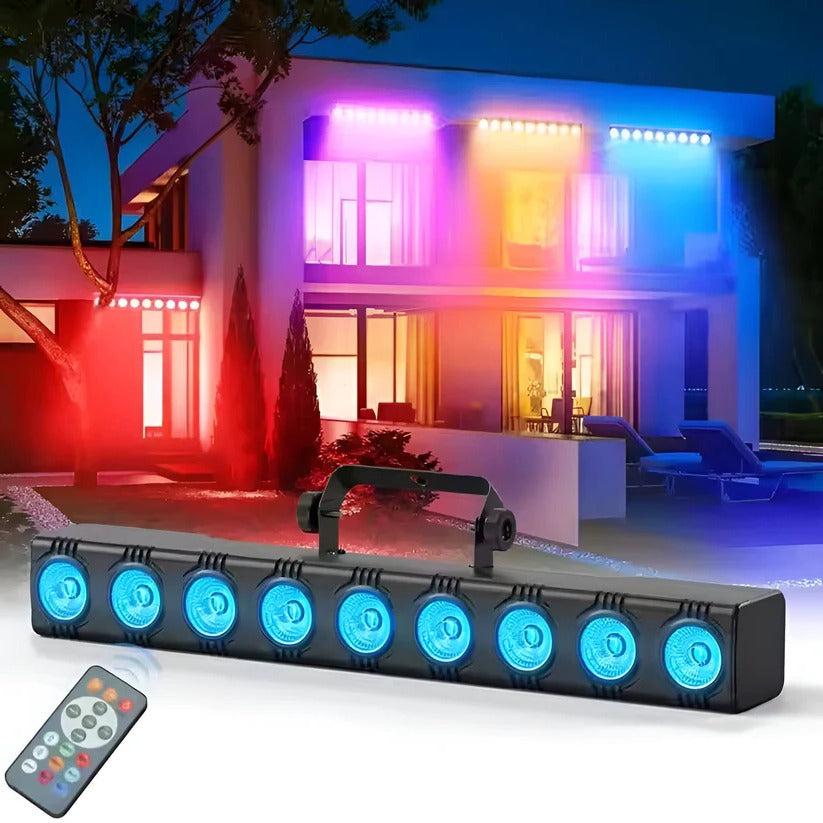 36W RGBW LED Lichtleiste mit Fernbedienung für Partys