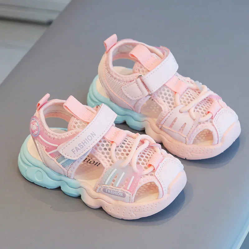 Atmungsaktive Kindersandalen für Jungen und Mädchen – Leichte, rutschfeste Sommerschuhe
