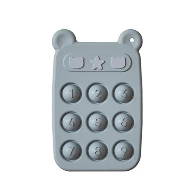 Stressabbau für Babys – Weicher Silikon-Beißring und Fidget-Spielzeug