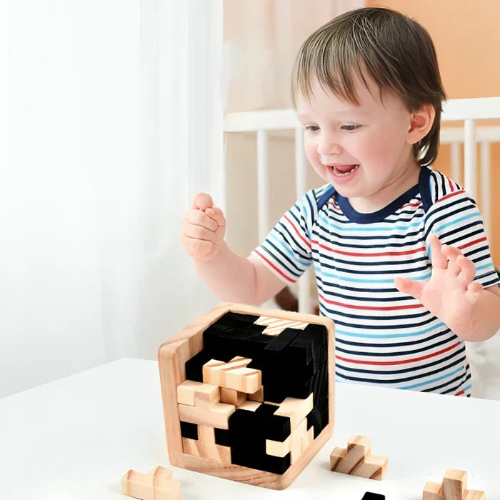Kreativitätsförderndes 3D Holzpuzzle – DenkSpiel
