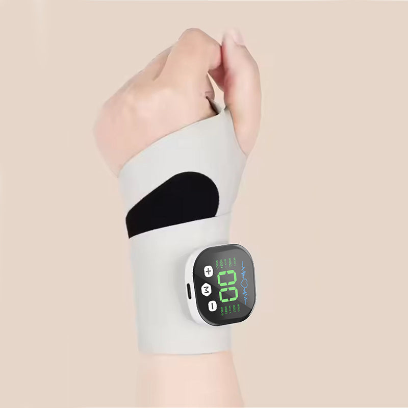 Handgelenk-Massagegerät | Individuell einstellbare Intensität | Atmungsaktive Unterstützung