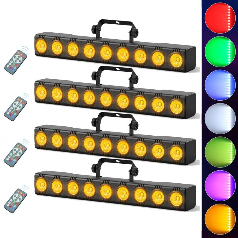 36W RGBW LED Lichtleiste mit Fernbedienung für Partys