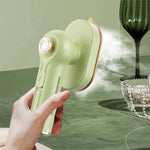 Tragbarer Stoffdampfer mit drehbarem Griff und Sichtbarem Wassertank