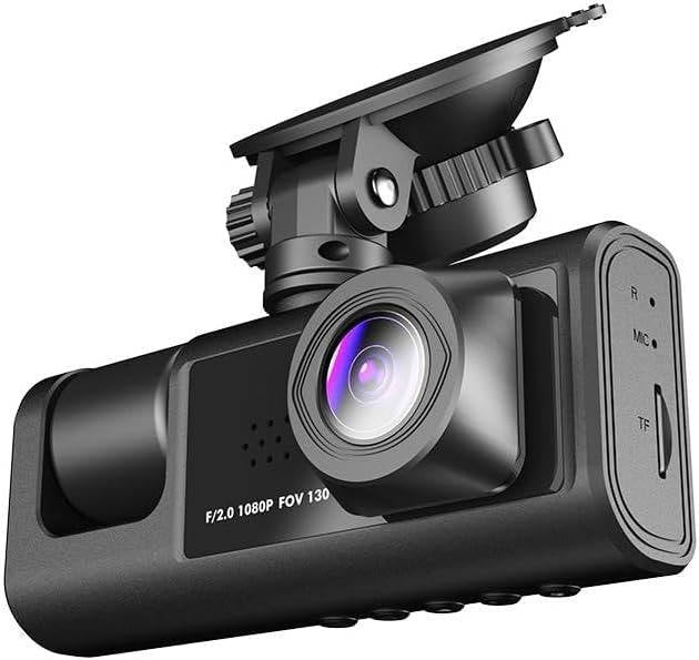 Dreifach-Kamera Dashcam mit 2 Zoll Bildschirm und Parküberwachung