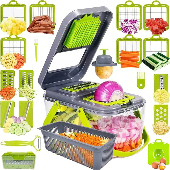 Gemüseschneider mit 18 Funktionen