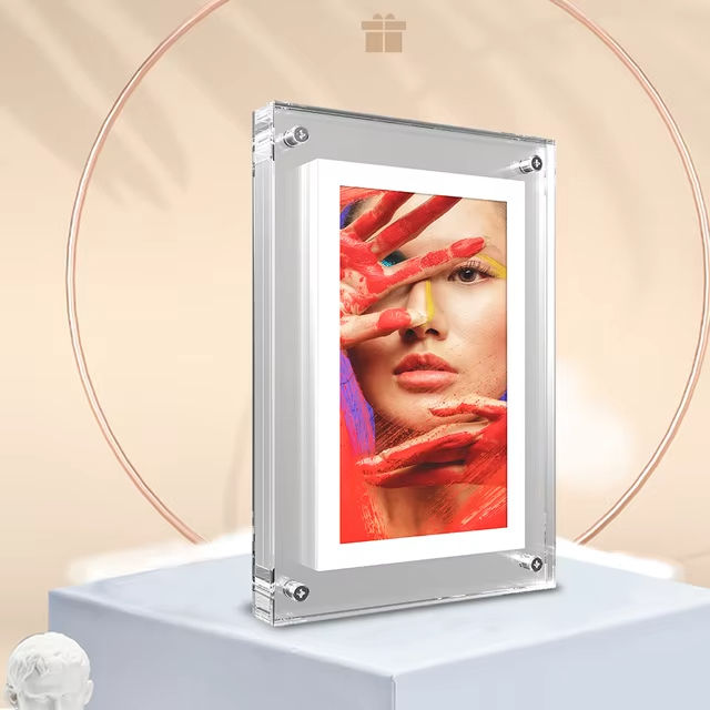 Portable Digital Picture Frame with IPS Screen for Photos and Videos