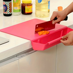 Practical 2-in-1 Cutting Board with Juice Grooves – Efficient Preparation