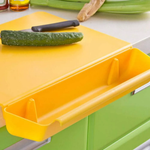 Practical 2-in-1 Cutting Board with Juice Grooves – Efficient Preparation