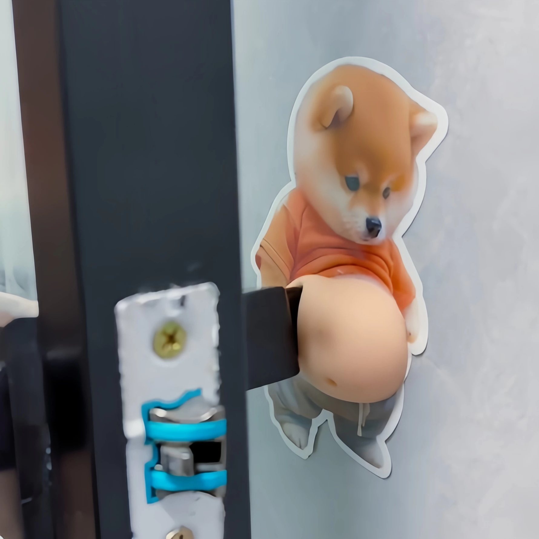 Süßer Silikonaufkleber zum Schutz für Ihr Zuhause | PawsGuard
