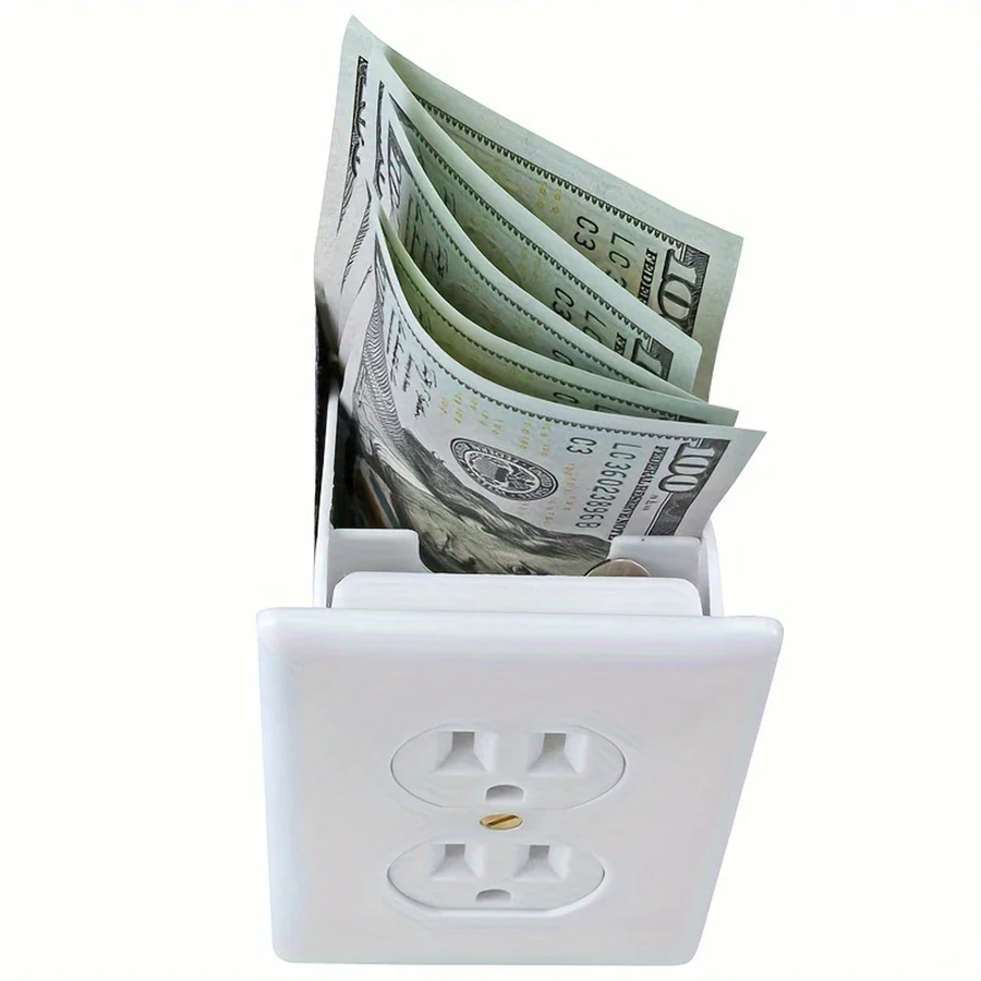 Hidden Wall Safe with Electrical Outlet Design for Valuables