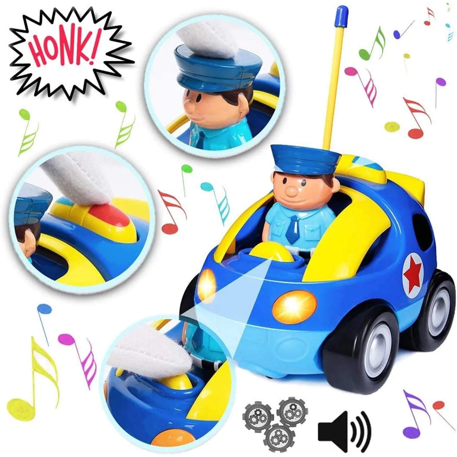 Fernbedienbares Polizei-Spielzeugauto – Spaß für Kinder