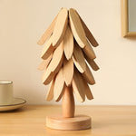 Weihnachtsbaum Untersetzer faltbar – Dekorativ und praktisch | Ideal für Getränke und Feiertage