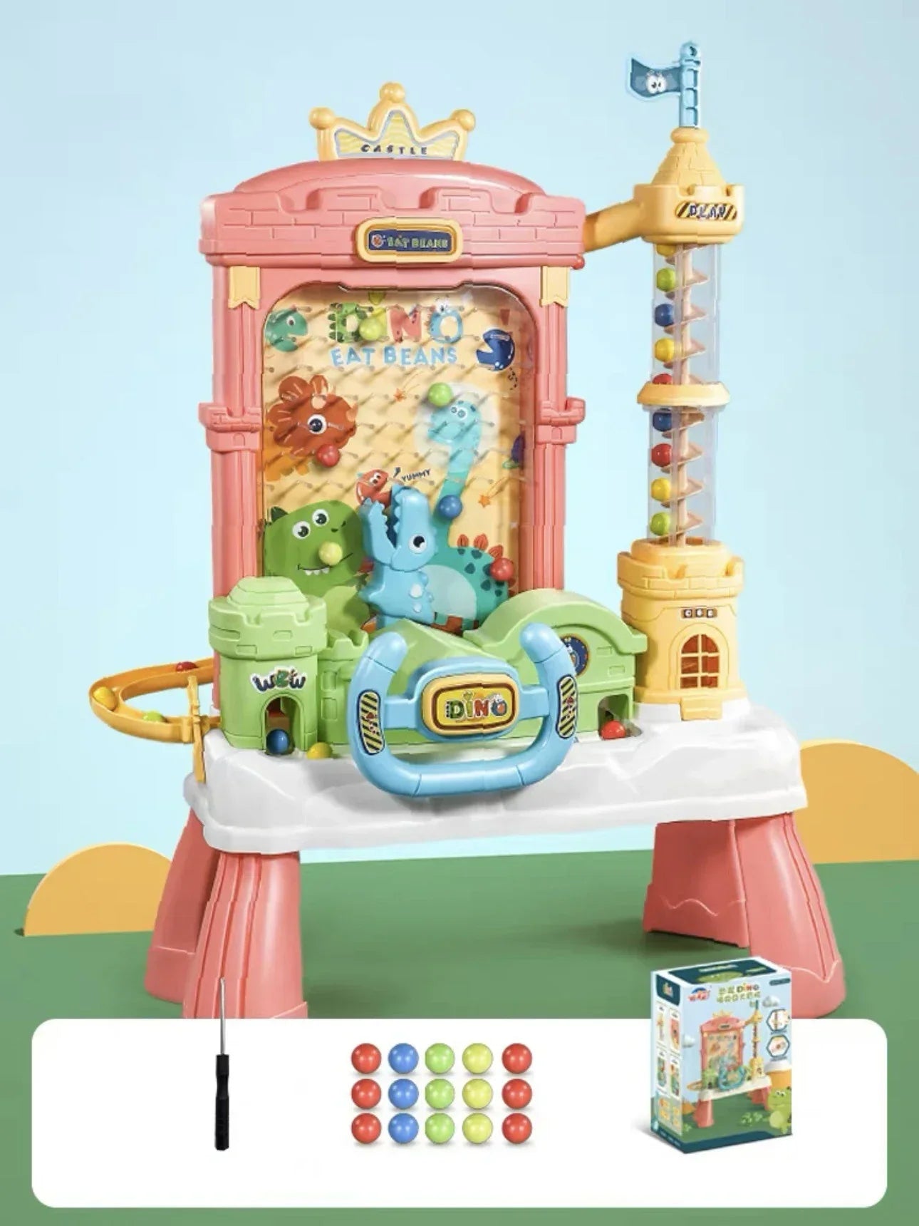 Elektrisches Kugellabyrinth für Kinder – Interaktives Dino-Spielzeug