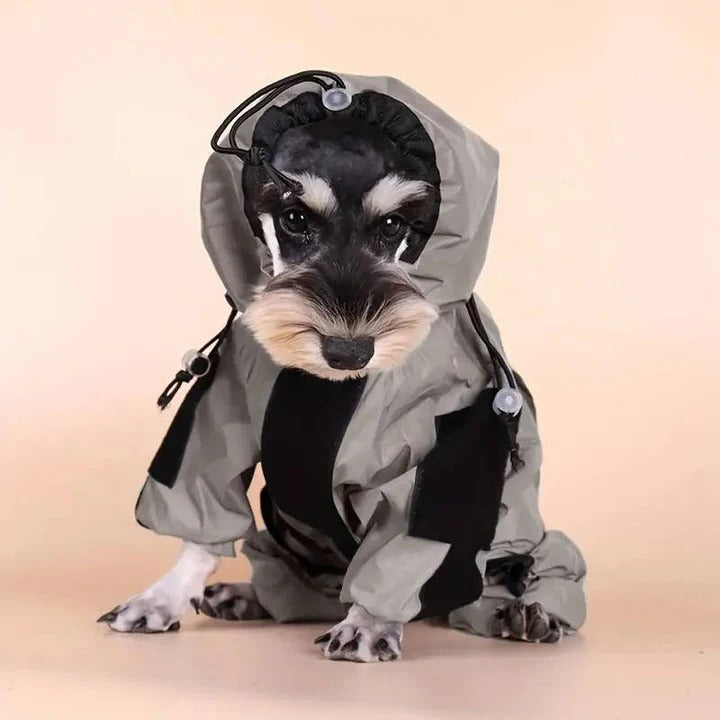 Wasserdichter Hundemantel mit Anpassbarem Schnitt