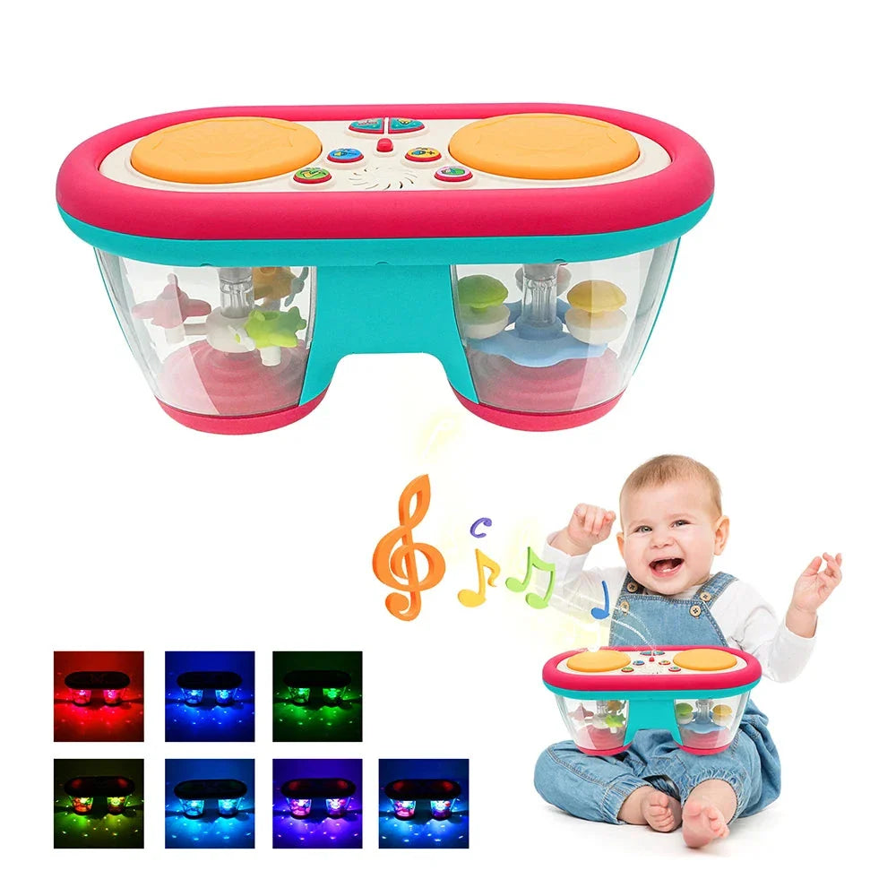 Baby-Trommelset mit Licht und Musik – Rhythmus-Spielzeug