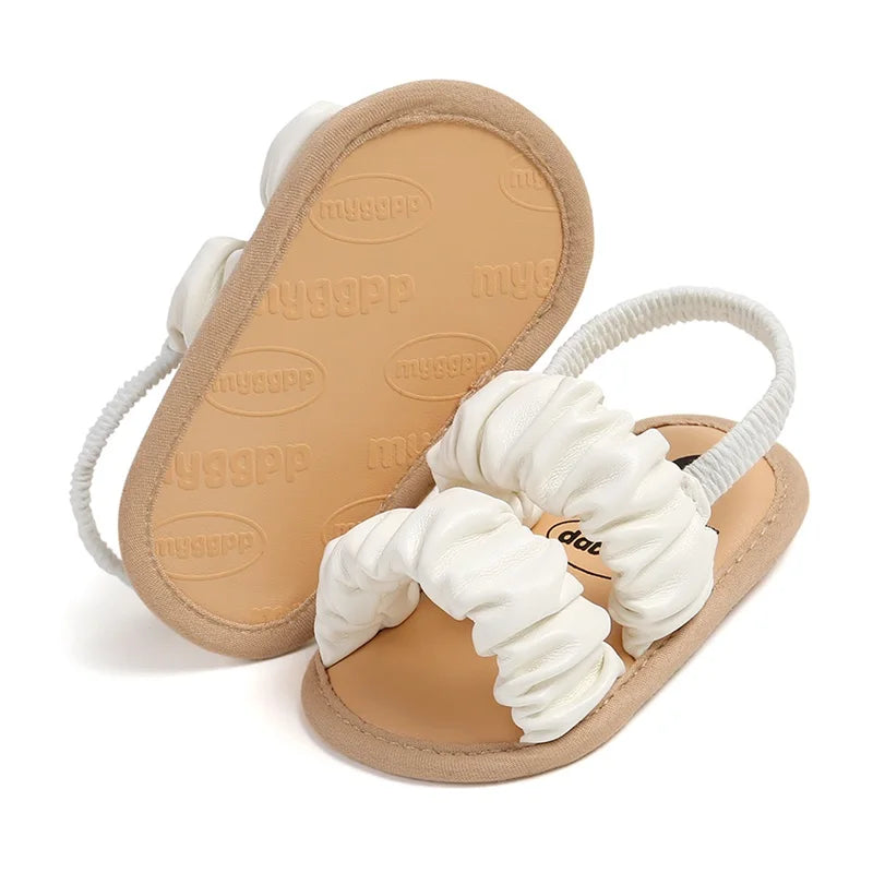 Bequeme Rüschensandalen für Mädchen – Weiche Baby-Schuhe