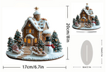 Leuchtendes Lebkuchenhaus – Festliche Tischdekoration für Weihnachten