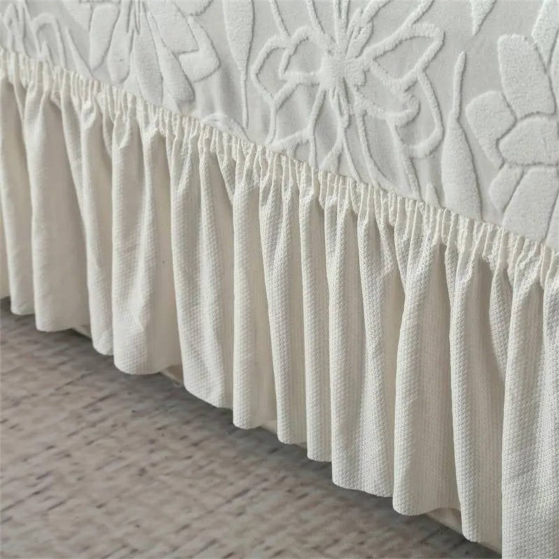 Sofabezug mit Sonnenblumenmuster und elastischem Sitz