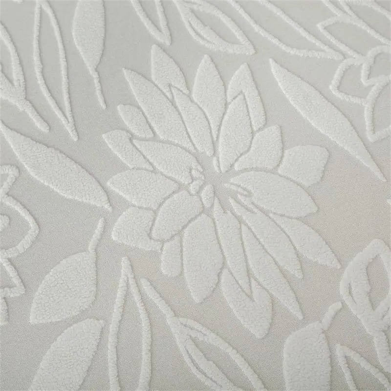 Elegante Sofahusse mit Sonnenblumen-Muster und langem Saum