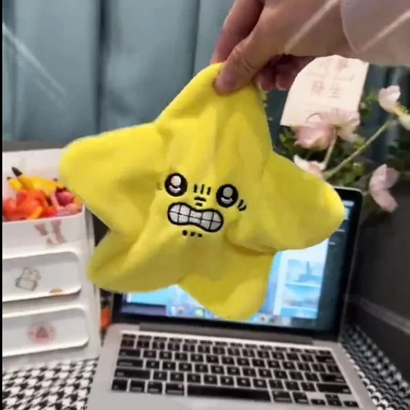 Glänzender Plüschstern für Kinder