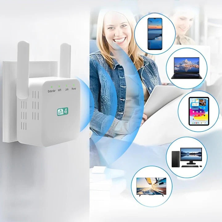 Leistungsstarker WLAN-Repeater mit großer Reichweite