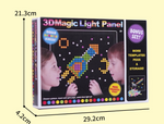 Magisches Lichtstecker Set – Kreatives Leuchtspiel für Zuhause
