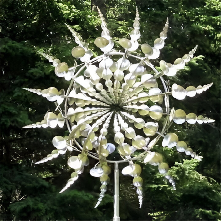 Faszination Bewegung: Wetterfester Gartenwindspinner aus Metall