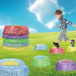 Bunte Balance-Steine für Kinder zum Springen und Balancieren