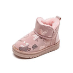Schneestiefel für Kinder mit modischem Druck – wasserfestes Design