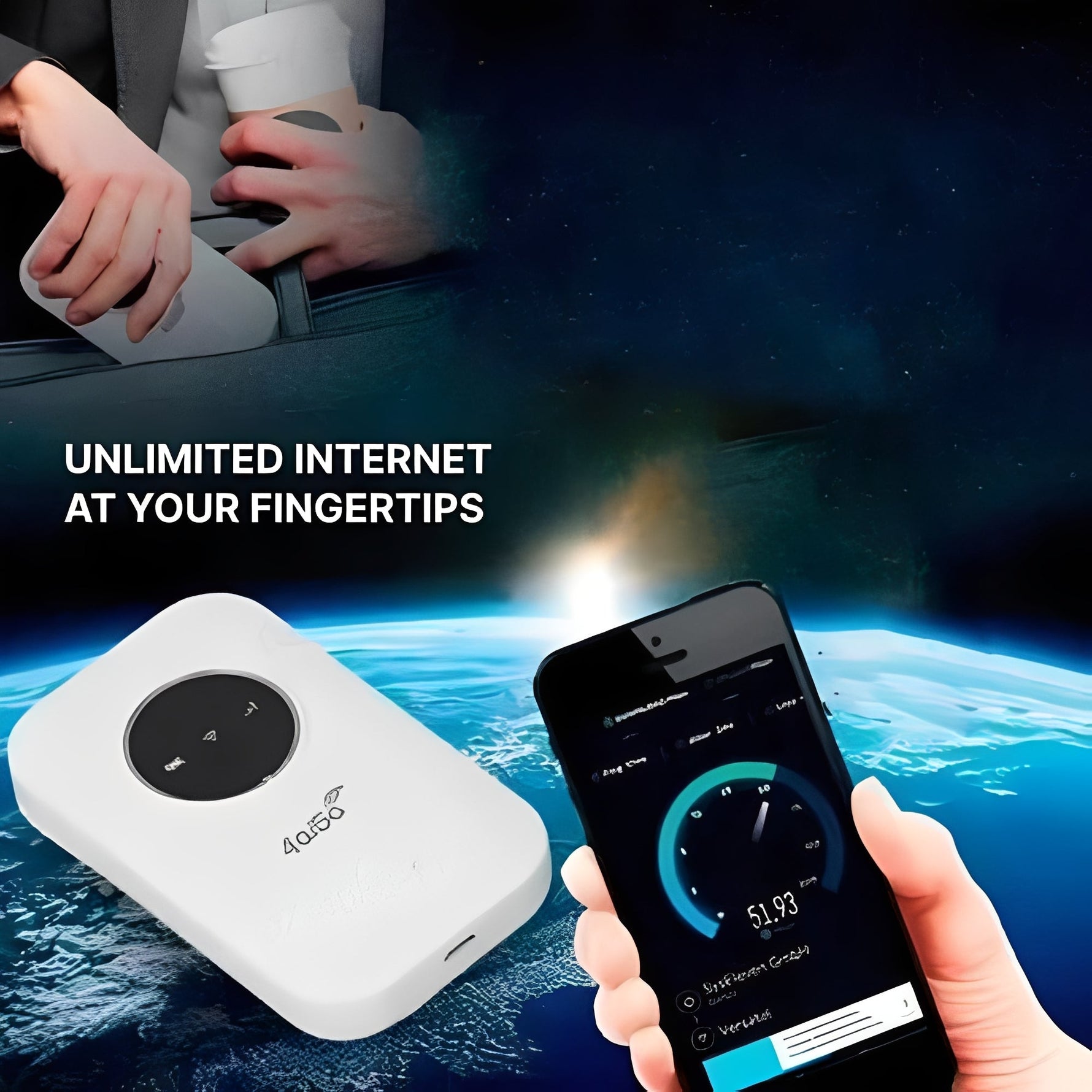Kompakter WLAN-Router für Unterwegs
