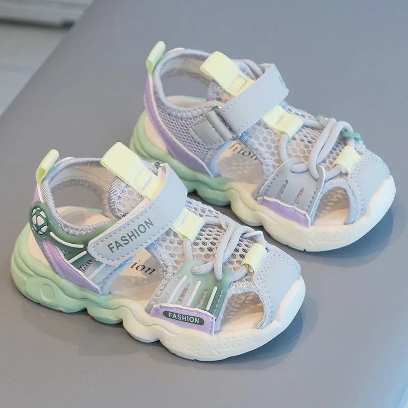 Atmungsaktive Kindersandalen für Jungen und Mädchen – Leichte, rutschfeste Sommerschuhe