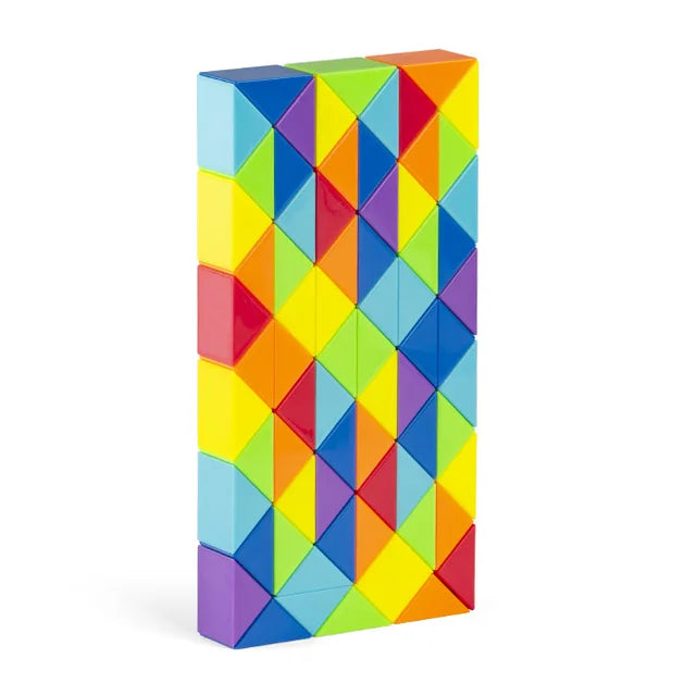 Farbenfroher Schlangenwürfel – Knobelspiel für große und kleine Denker