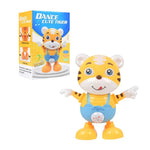Tanzender Tiger mit Musik und Lichtern – Musikalisches Lernspielzeug
