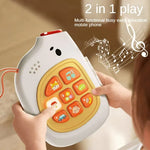 Interaktives Lernspieltelefon für Kinder – Montessori-Spielzeug mit Musik und Geräuschen