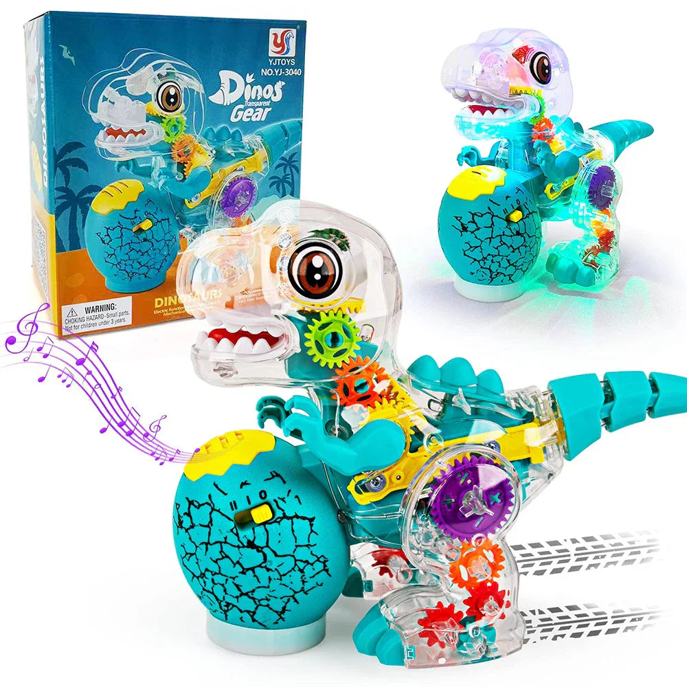 Spielzeug-Dinosaurier mit Musik und Lichteffekten – Leuchtendes Abenteuer