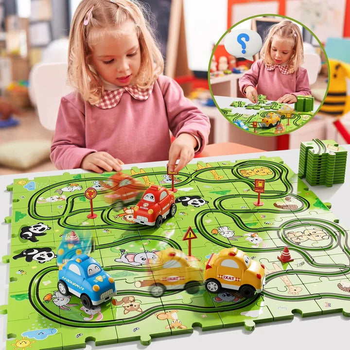 Buntes Lernpuzzle für Kinder
