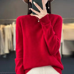 Eleganter Pullover aus Merinowolle für die kalte Jahreszeit