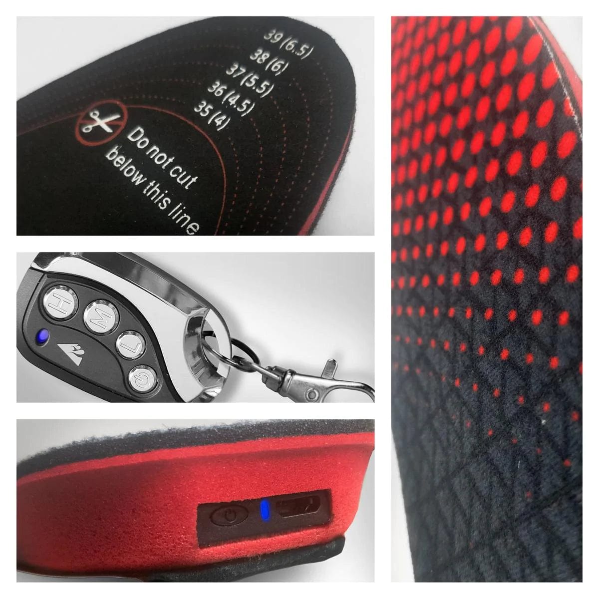 Rechargeable Heated Insoles for Cold Winter Days