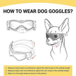 Belüftete Hundebrille mit Anpassbarem Riemen