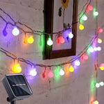 Solarbetriebene Lichterketten für den Außenbereich