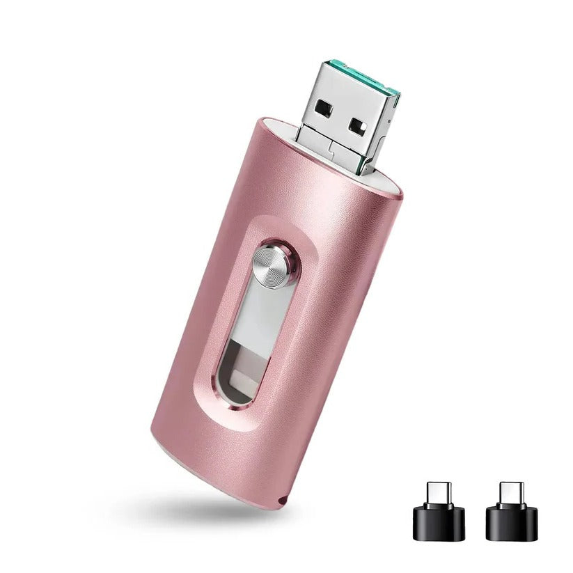 Praktischer USB-Stick für Foto-Backups mit vielseitiger Gerätekompatibilität