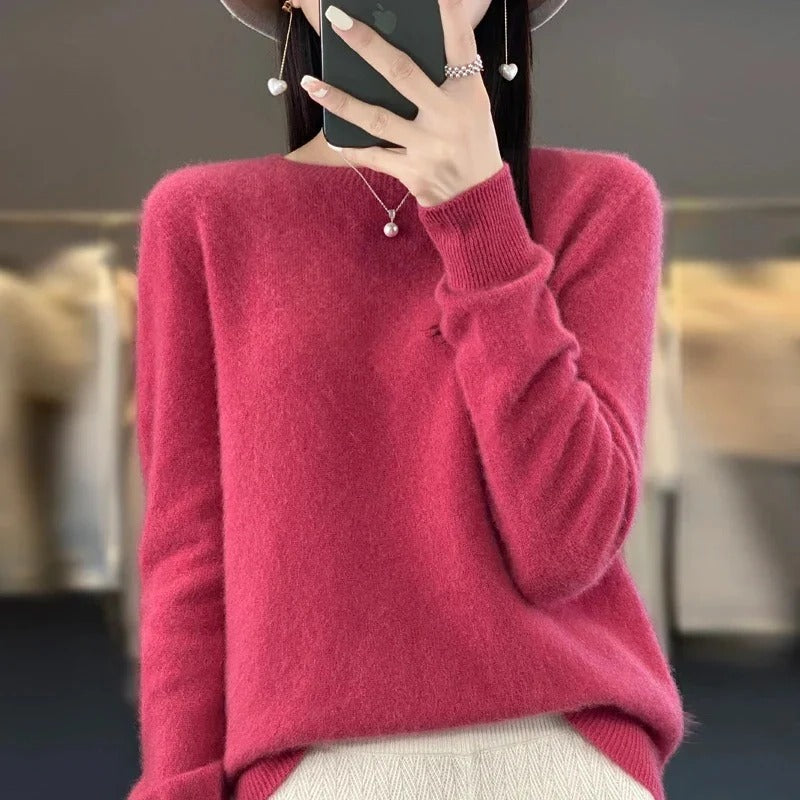 Wolliger Pullover für Herbst und Winter