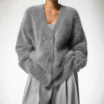 Eleganter Kaschmirpullover für Damen mit Rundhalsausschnitt