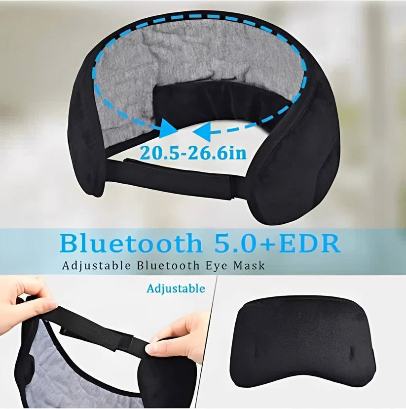 Kabellose Schlafmaske mit Lautsprechern und Anpassbarem Sitz