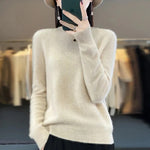 Eleganter Pullover aus Merinowolle für die kalte Jahreszeit